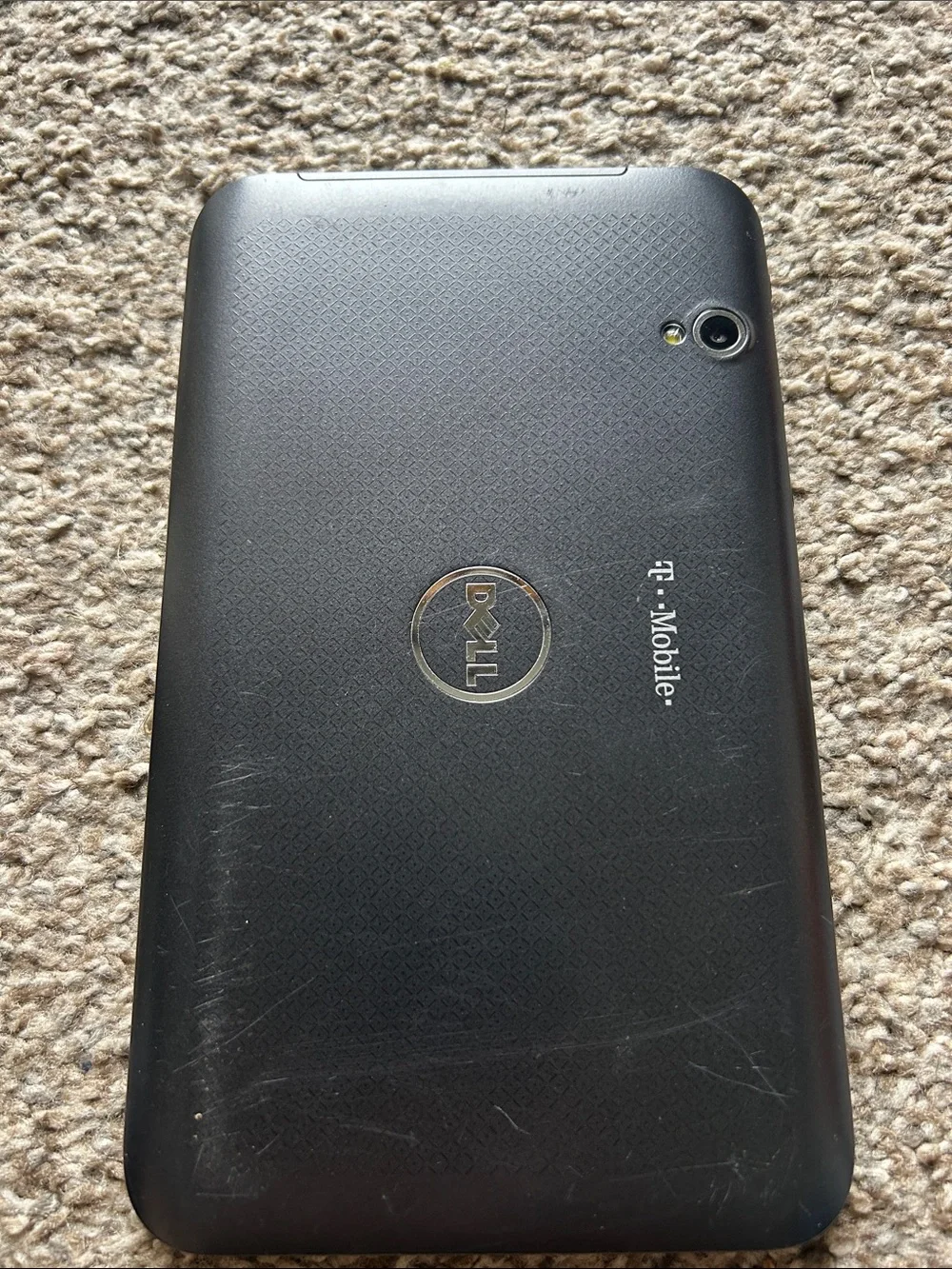 Dell Streak 7 Black Tablet with Gold Logo and T‑Mobile
